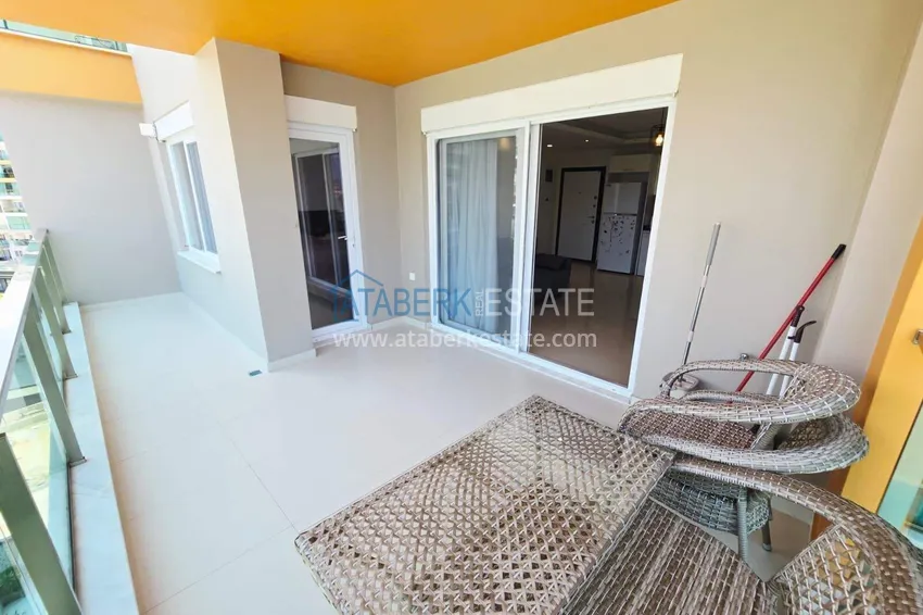 Purchase Furnished 1+1 apartment with partial sea view, Avsallar — Alanya 12