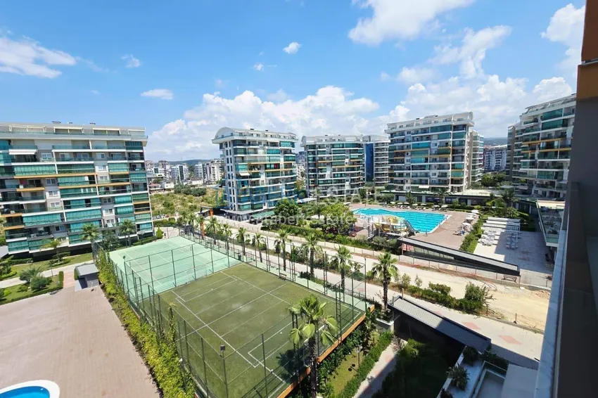 Purchase Furnished 1+1 apartment with partial sea view, Avsallar — Alanya 15