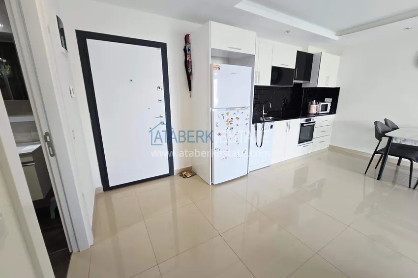 Purchase Furnished 1+1 apartment with partial sea view, Avsallar — Alanya 1