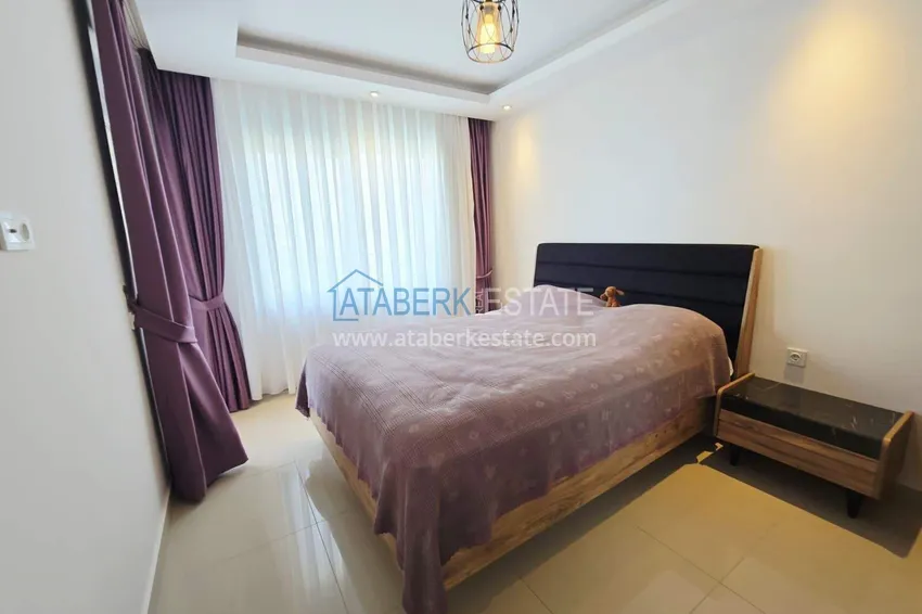 Purchase Furnished 1+1 apartment with partial sea view, Avsallar — Alanya 6