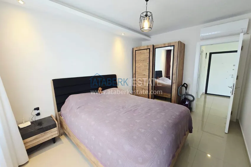 Purchase Furnished 1+1 apartment with partial sea view, Avsallar — Alanya 7