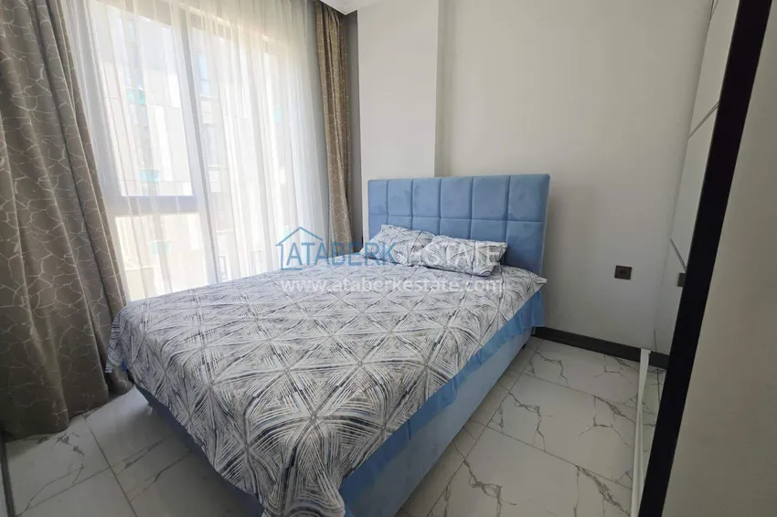 Purchase 1+1 apartment in the center of Alanya — furnished by the owner, Cleopatra beach area 8