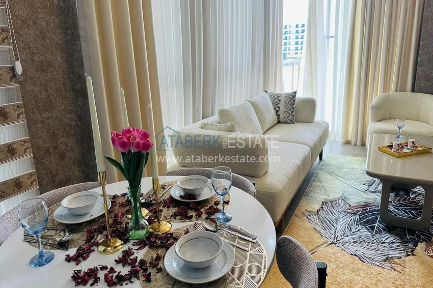 Purchase Turnkey 1+1 apartment in Kargicak - 350 meters from the sea 11