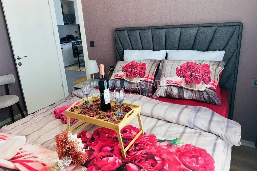 Purchase Turnkey 1+1 apartment in Kargicak - 350 meters from the sea 18