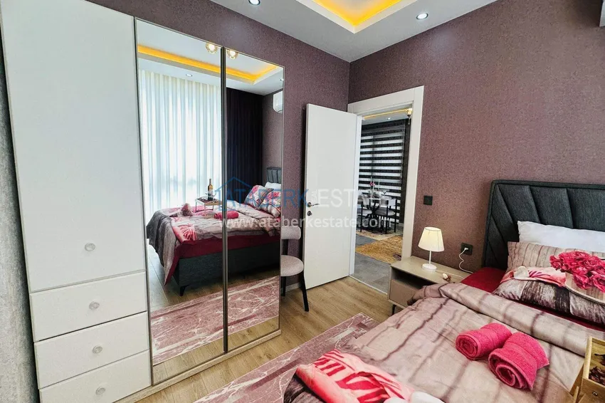 Purchase Turnkey 1+1 apartment in Kargicak - 350 meters from the sea 20