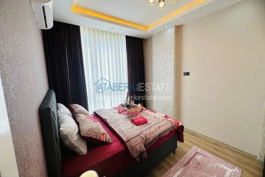 Purchase Turnkey 1+1 apartment in Kargicak - 350 meters from the sea 21