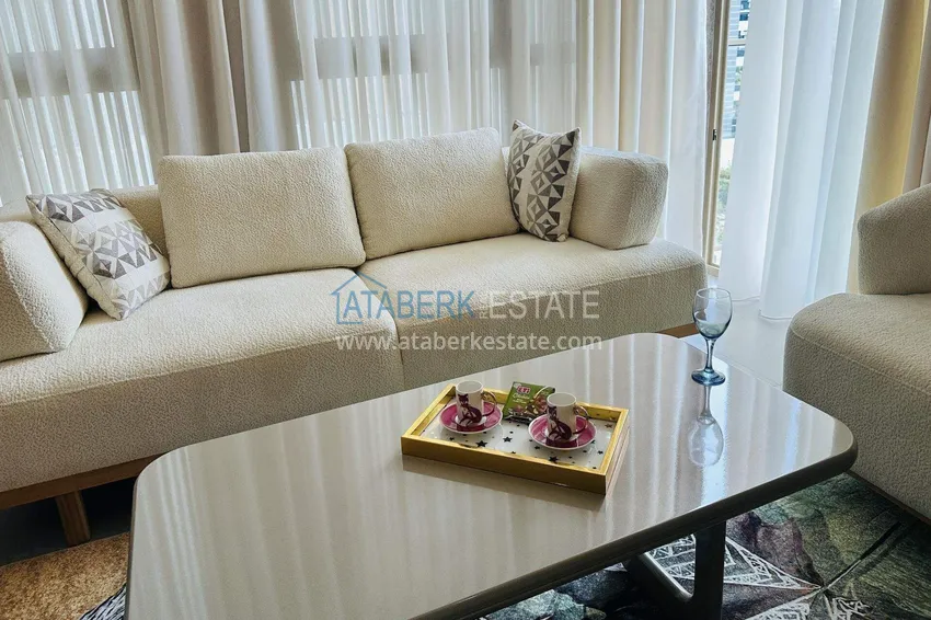 Purchase Turnkey 1+1 apartment in Kargicak - 350 meters from the sea 4