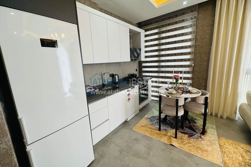 Purchase Turnkey 1+1 apartment in Kargicak - 350 meters from the sea 8
