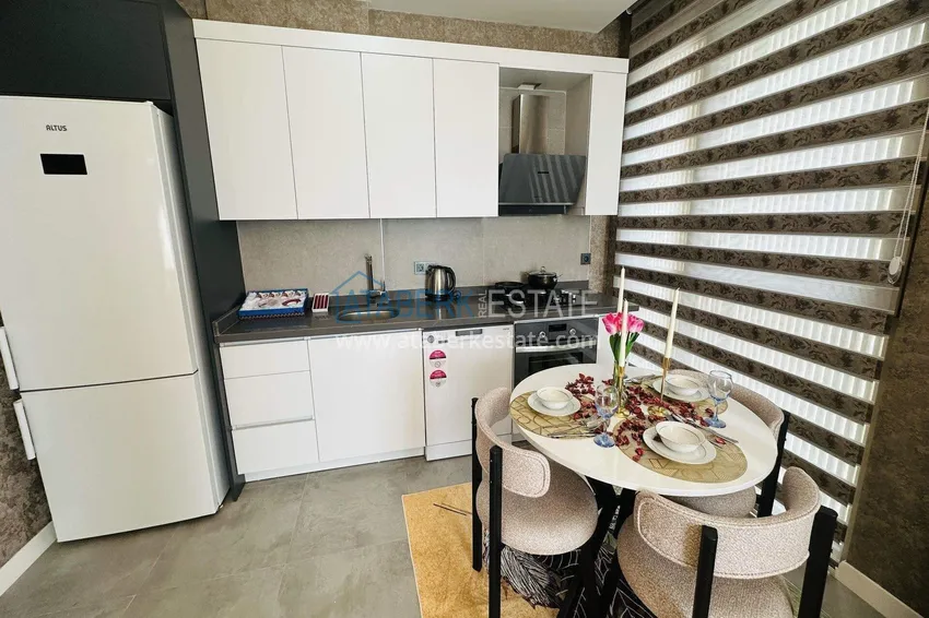 Purchase Turnkey 1+1 apartment in Kargicak - 350 meters from the sea 9