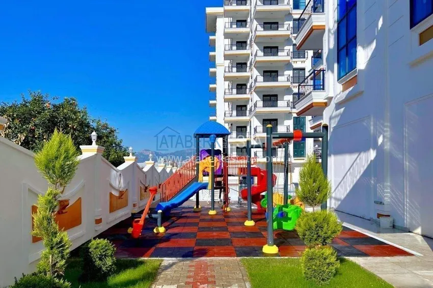 1+1 apartment in Mahmutlar, furnished - a bargain price and a modern residence 12