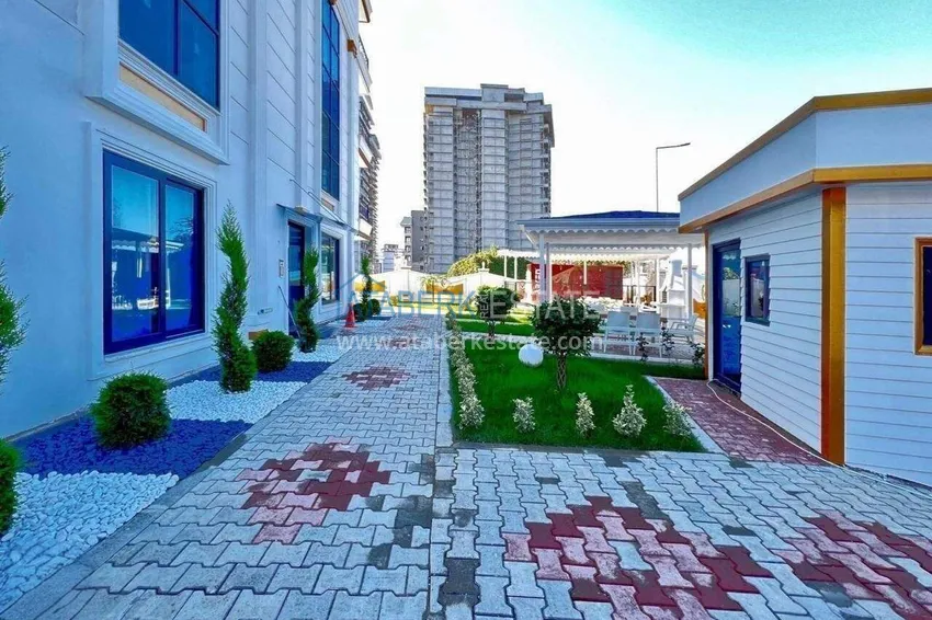 1+1 apartment in Mahmutlar, furnished - a bargain price and a modern residence 17