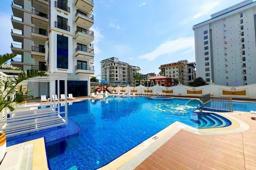 1+1 apartment in Mahmutlar, furnished - a bargain price and a modern residence 4