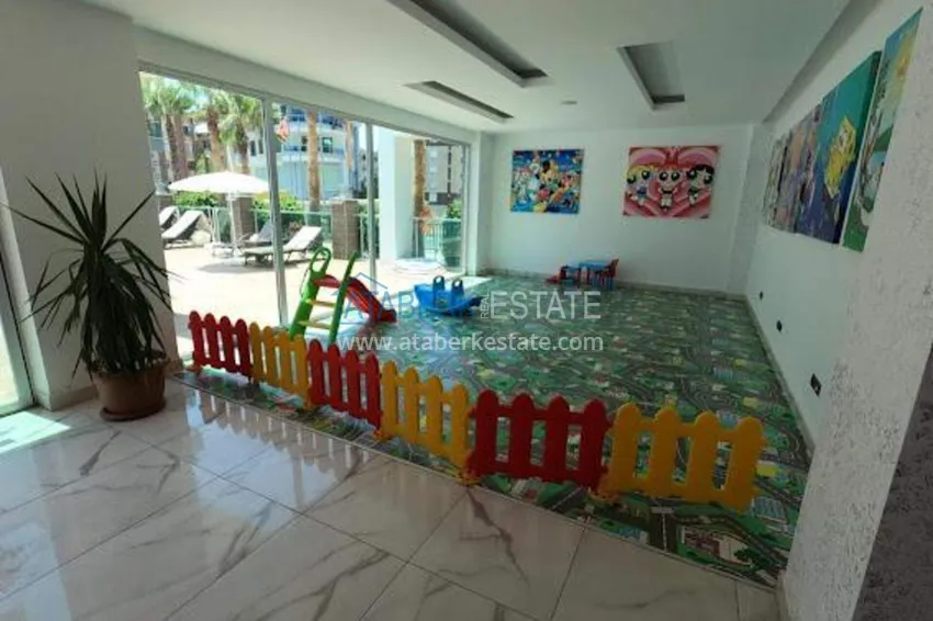 1+1 apartment in Tosmur, 76 m2 with furniture and sea view - property for a residence permit in Alanya 17