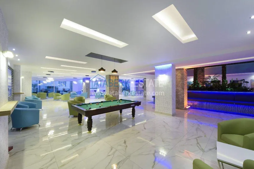 1+1 apartment in Tosmur, 76 m2 with furniture and sea view - property for a residence permit in Alanya 18