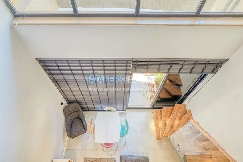 Purchase Loft 1+1 apartment in the center of Alanya - stylish interior, 250 meters from Cleopatra beach 18