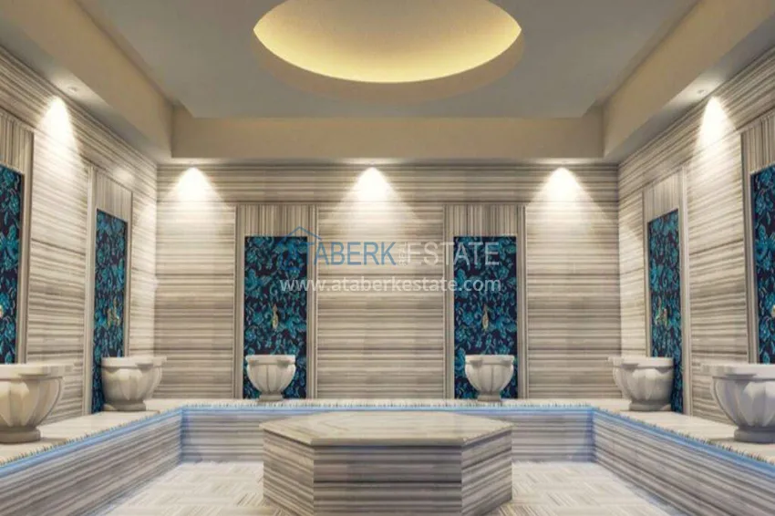 1+1 apartment in Tosmur, 76 m2 with furniture and sea view - property for a residence permit in Alanya 24