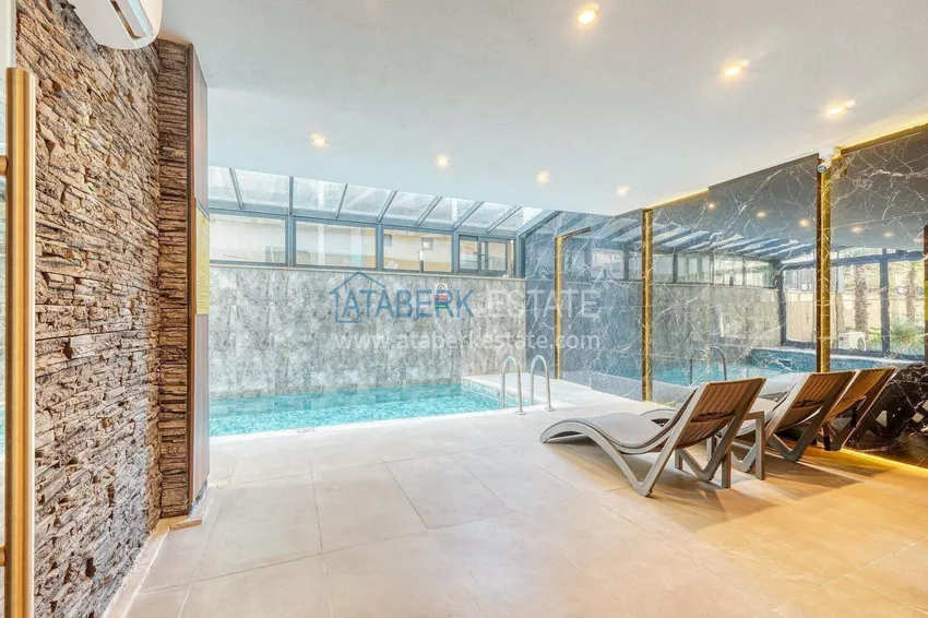 Loft 1+1 apartment in the center of Alanya - stylish interior, 250 meters from Cleopatra beach 24