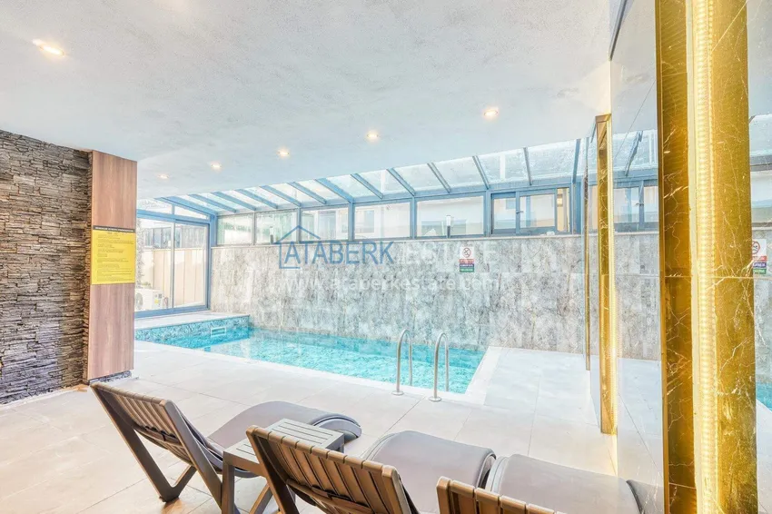 Loft 1+1 apartment in the center of Alanya - stylish interior, 250 meters from Cleopatra beach 25