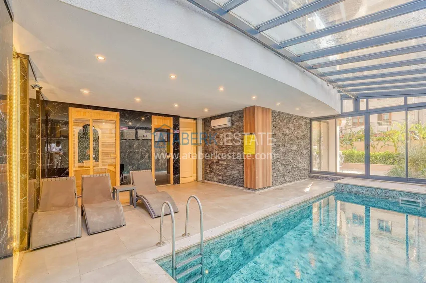 Loft 1+1 apartment in the center of Alanya - stylish interior, 250 meters from Cleopatra beach 26