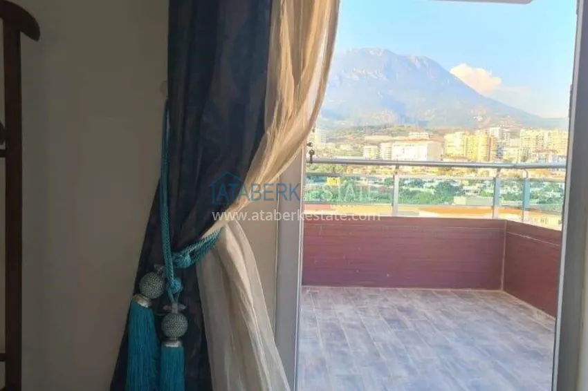 Purchase 3+1 apartment for a residence permit in Alanya, Mahmutlar district — single-level with furniture, panoramic views of the sea and mountains, from the owner 10