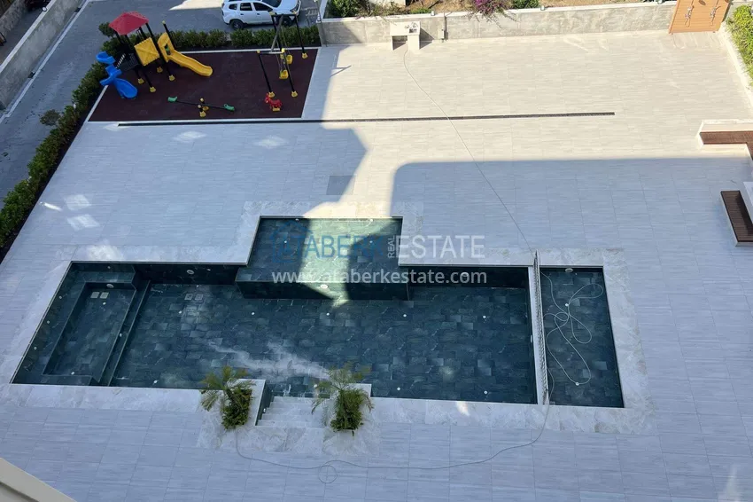 Kupuj Dwupoziomowy penthouse 2+1 przy plaży w Alanya, dzielnica Kestel 12
