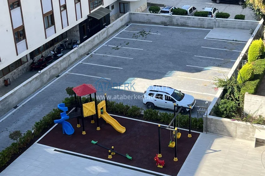 Kupuj Dwupoziomowy penthouse 2+1 przy plaży w Alanya, dzielnica Kestel 11