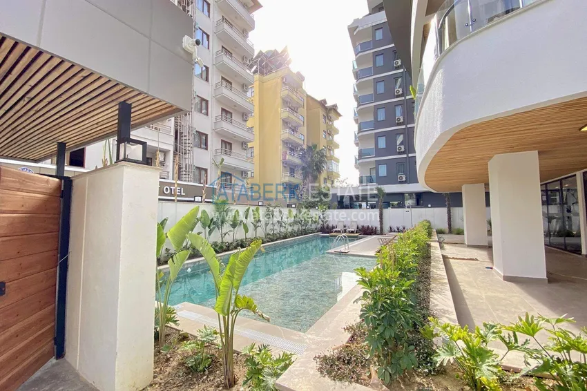 1+1 apartment in the center of Alanya — furniture, mountain view, 250 meters from Cleopatra beach 11