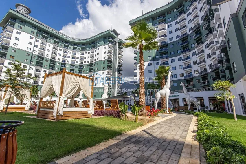 Apartment in Alanya — hotel-format complex, 550 meters from the sea, Mahmutlar district 13 