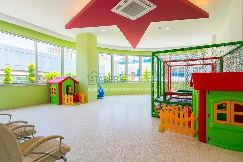 3+1 apartment for a residence permit in Alanya, Mahmutlar district — single-level with furniture, panoramic views of the sea and mountains, from the owner 12