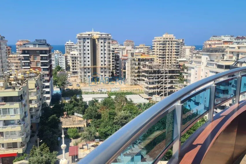 Purchase 3+1 apartment for a residence permit in Alanya, Mahmutlar district — single-level with furniture, panoramic views of the sea and mountains, from the owner 14