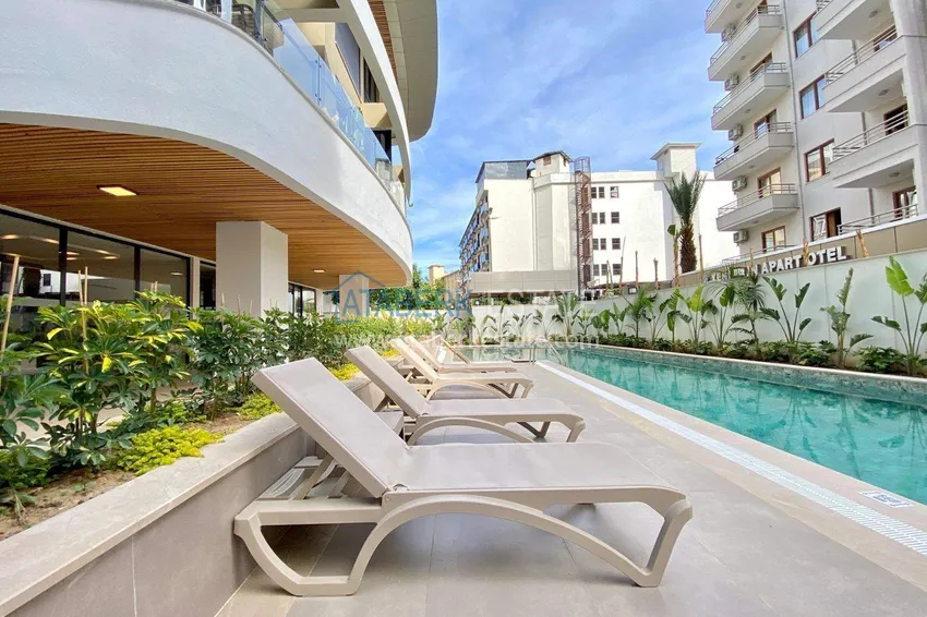 1+1 apartment in the center of Alanya — furniture, mountain view, 250 meters from Cleopatra beach 14