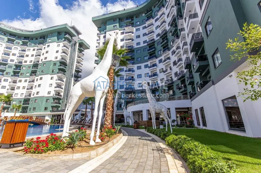 Apartment in Alanya — hotel-format complex, 550 meters from the sea, Mahmutlar district 15 