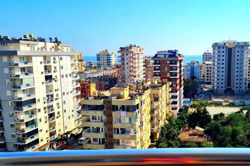 Purchase 3+1 apartment for a residence permit in Alanya, Mahmutlar district — single-level with furniture, panoramic views of the sea and mountains, from the owner 15