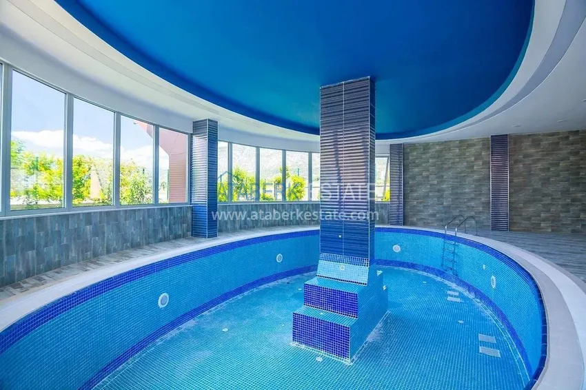 3+1 apartment for a residence permit in Alanya, Mahmutlar district — single-level with furniture, panoramic views of the sea and mountains, from the owner 16