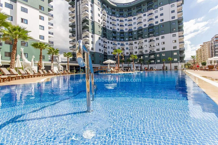 Apartment in Alanya — hotel-format complex, 550 meters from the sea, Mahmutlar district 18 
