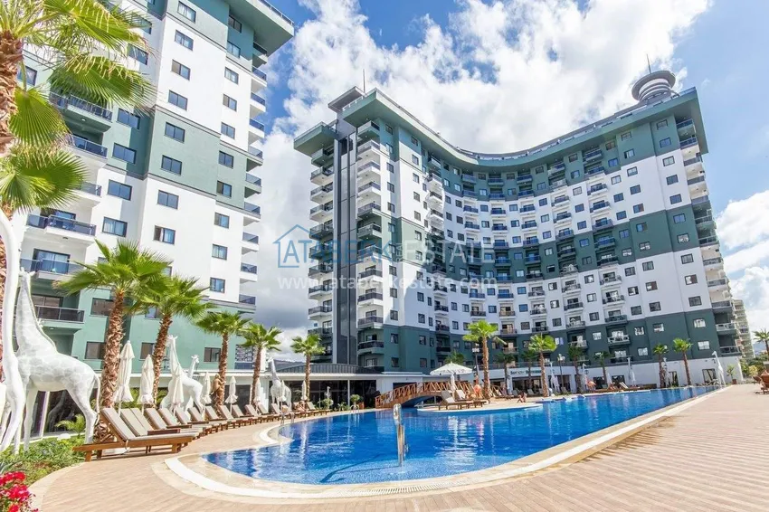 Apartment in Alanya — hotel-format complex, 550 meters from the sea, Mahmutlar district 1 