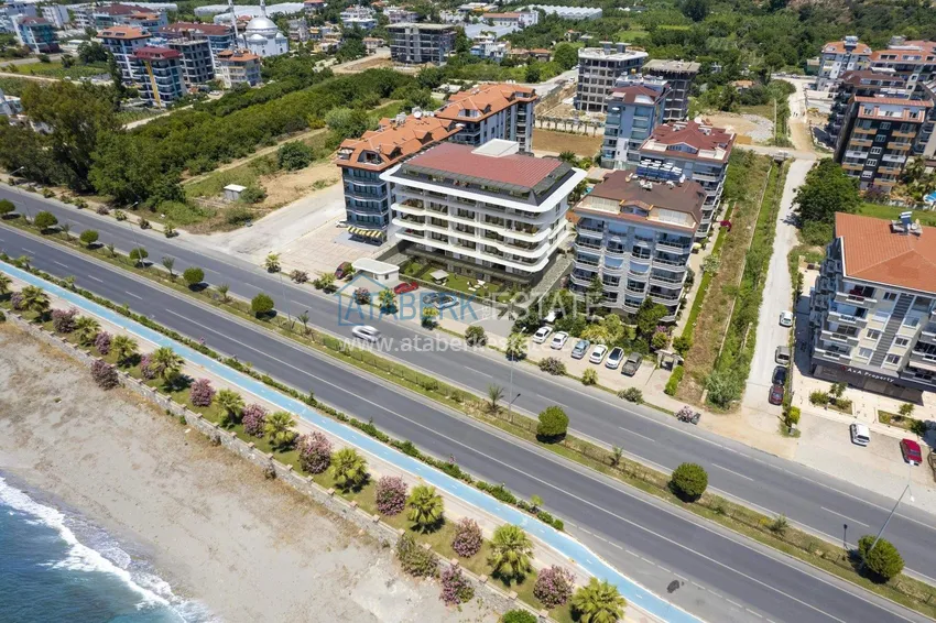2+1 penthouse duplex on the beachfront in Alanya, Kestel district 1 