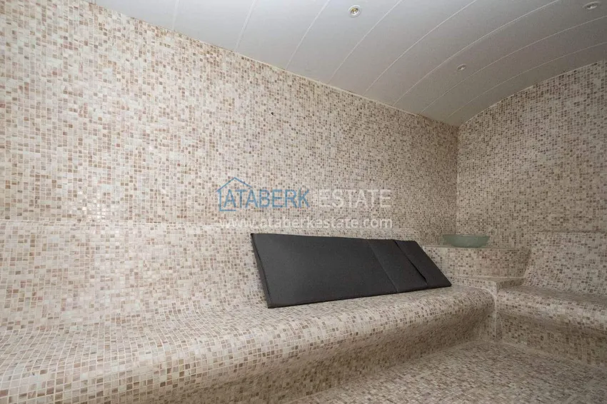 3+1 apartment for a residence permit in Alanya, Mahmutlar district — single-level with furniture, panoramic views of the sea and mountains, from the owner 22