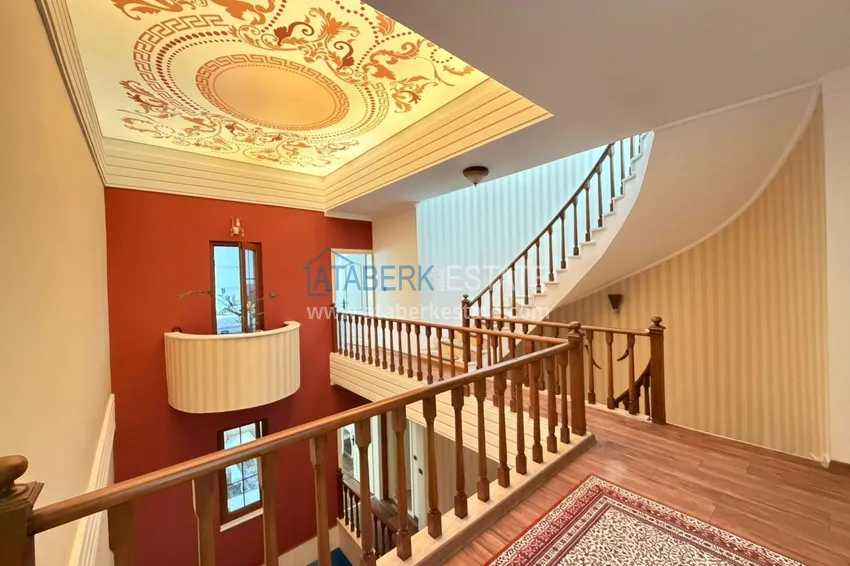 Purchase Triplex villa in Alanya, Kestel district 200 meters from the sea — furnished, for a residence permit 25
