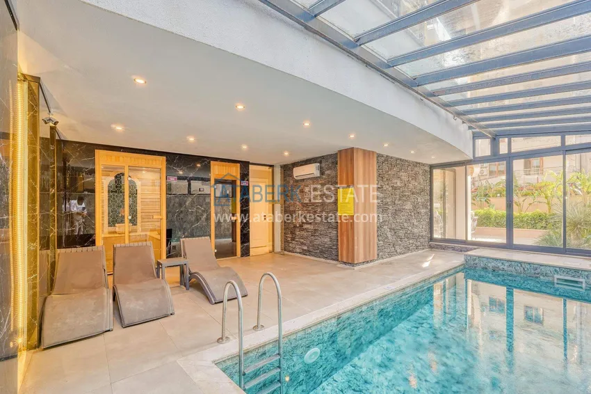 1+1 apartment in the center of Alanya — furniture, mountain view, 250 meters from Cleopatra beach 26