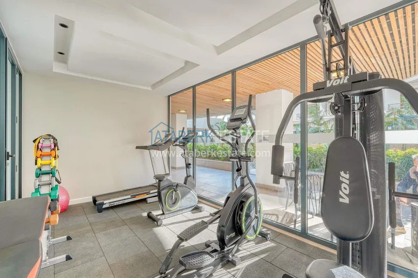 1+1 apartment in the center of Alanya — furniture, mountain view, 250 meters from Cleopatra beach 27