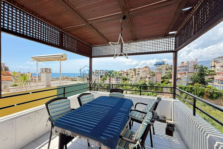 Purchase Triplex villa in Alanya, Kestel district 200 meters from the sea — furnished, for a residence permit 40