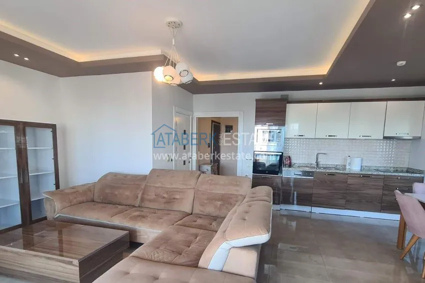 Purchase 3+1 apartment for a residence permit in Alanya, Mahmutlar district — single-level with furniture, panoramic views of the sea and mountains, from the owner 3
