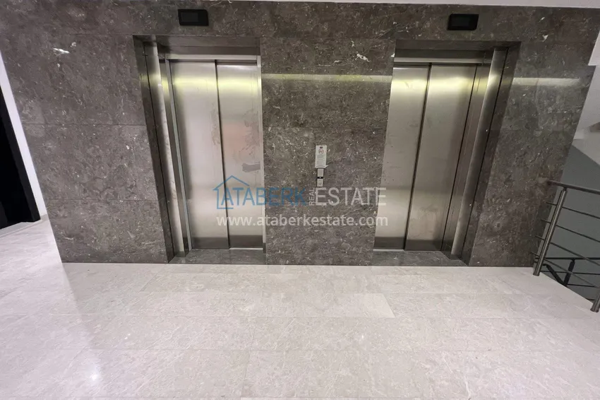 Dwupoziomowy penthouse 2+1 przy plaży w Alanya, dzielnica Kestel 5