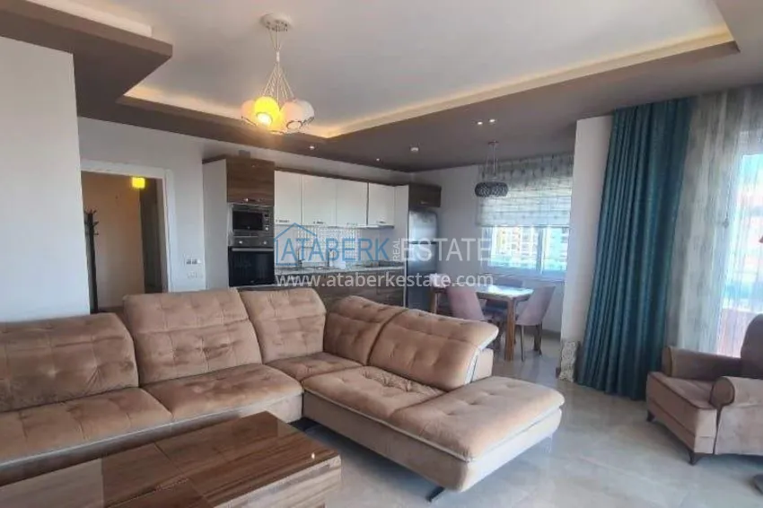 Purchase 3+1 apartment for a residence permit in Alanya, Mahmutlar district — single-level with furniture, panoramic views of the sea and mountains, from the owner 4