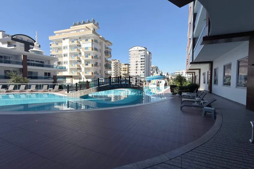 3+1 apartment for a residence permit in Alanya, Mahmutlar district — single-level with furniture, panoramic views of the sea and mountains, from the owner 6