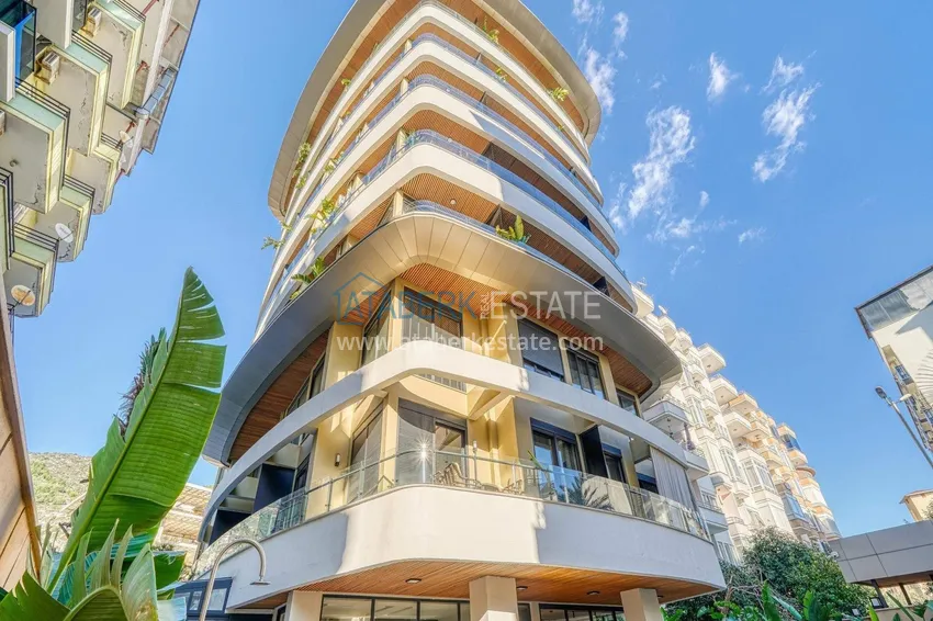 1+1 apartment in the center of Alanya — furniture, mountain view, 250 meters from Cleopatra beach 7