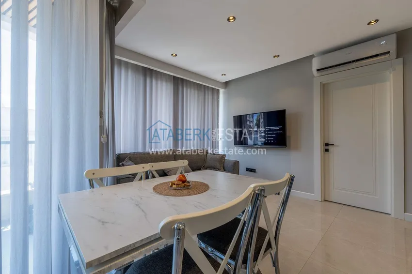 Purchase 1+1 apartment in the center of Alanya — furniture, mountain view, 250 meters from Cleopatra beach 7