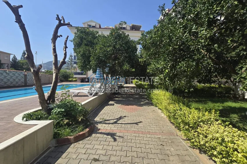 3+1 apartment for residence permit and citizenship in Alanya - from the owner with furniture, Oba district 8