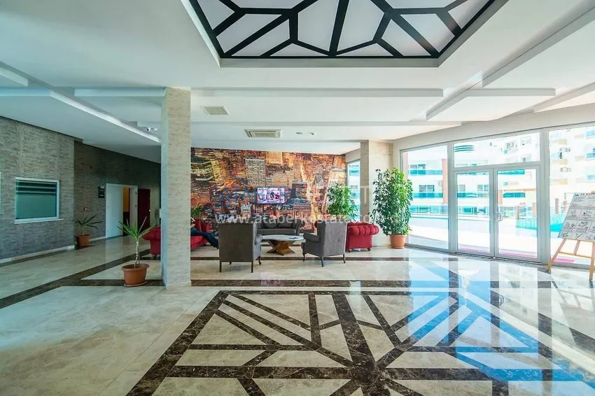 3+1 apartment for a residence permit in Alanya, Mahmutlar district — single-level with furniture, panoramic views of the sea and mountains, from the owner 9